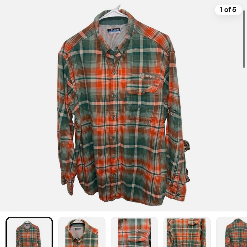 Col This Columbia PFG Men’s Fishing Hiking Camping Shirt